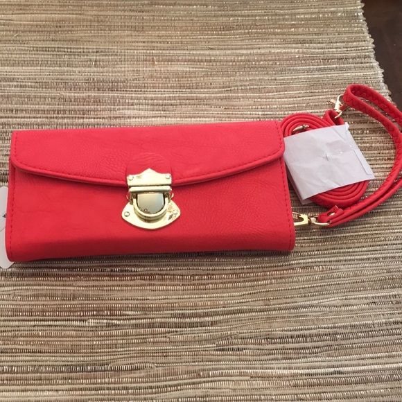 Bright coral orange multi purpose bag - Picture 1 of 6